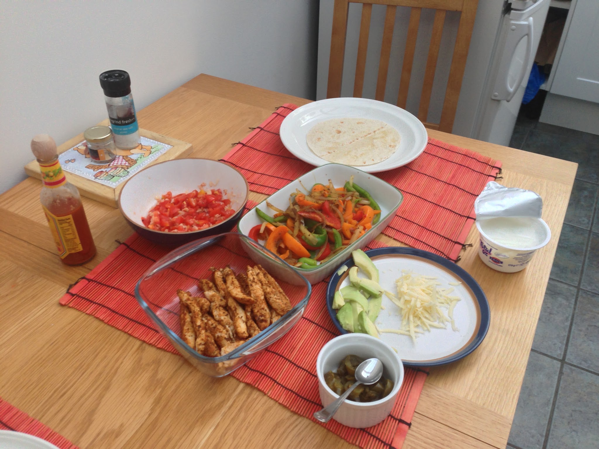 Chicken Fajitas a la California