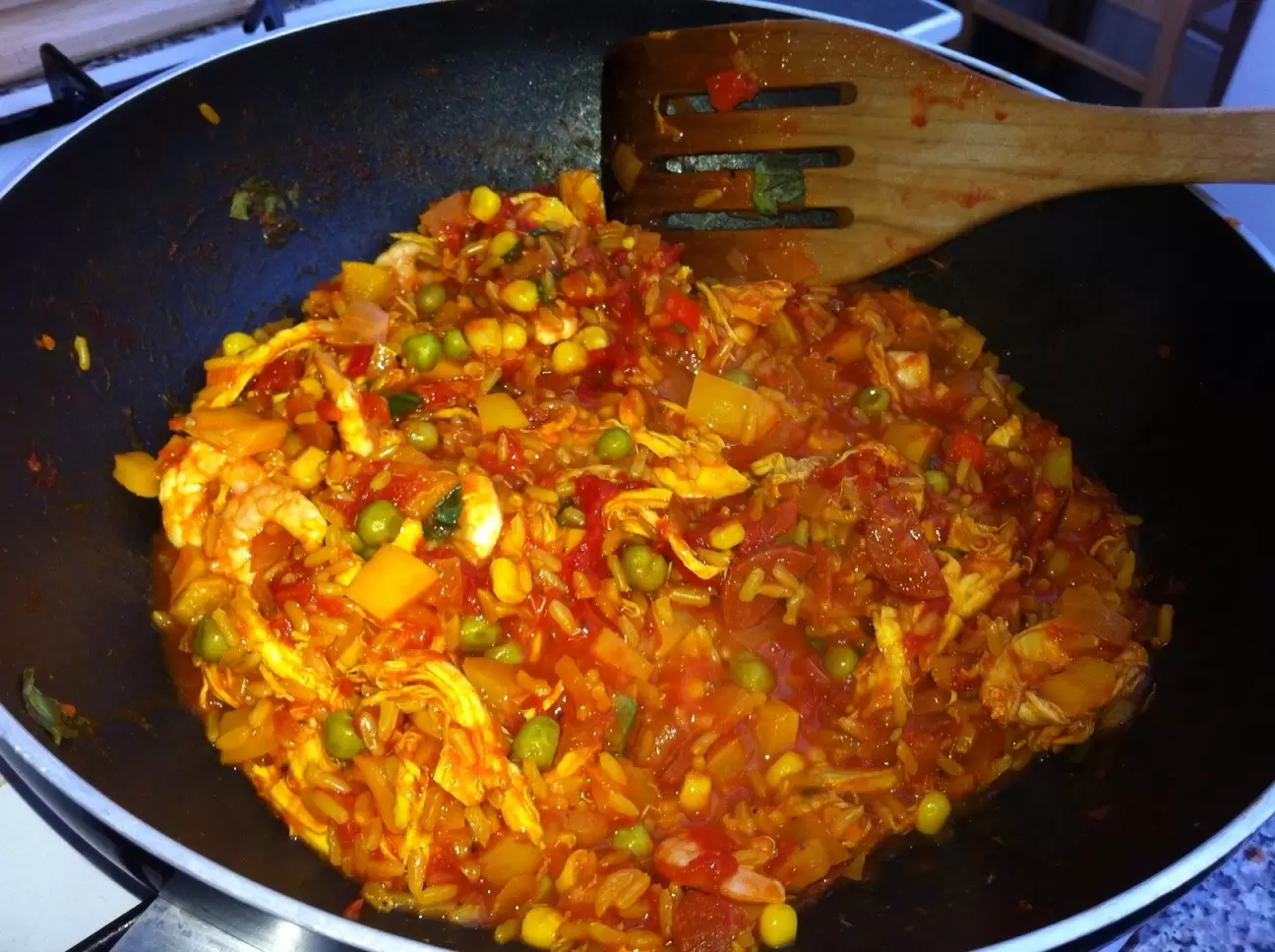 Chicken and Prawn Spanish Paella