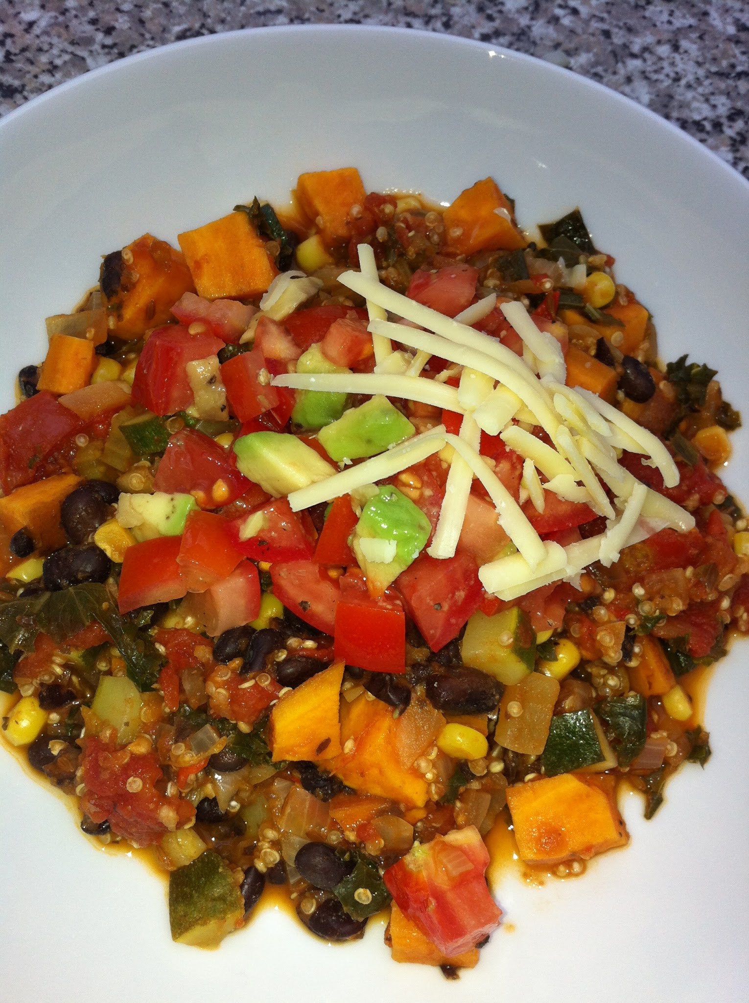 Black Bean and Sweet Potato Chili Sin Carne